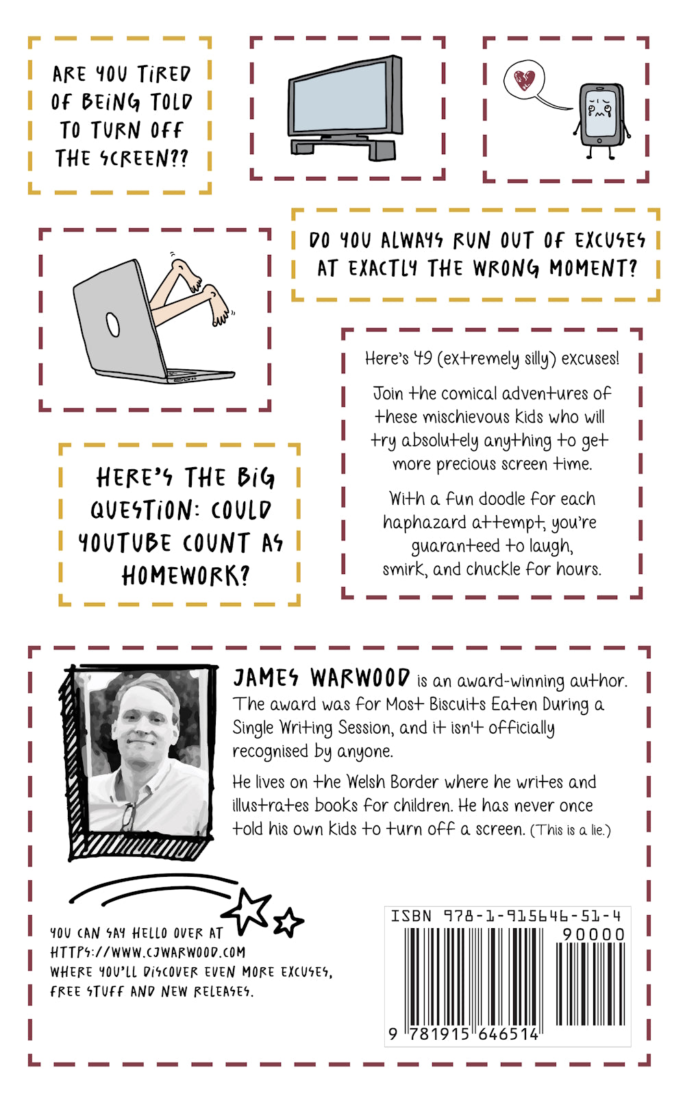 49 Excuses for Getting More Screen Time (A Fun Illustrated Book for Kids Ages 6–10)